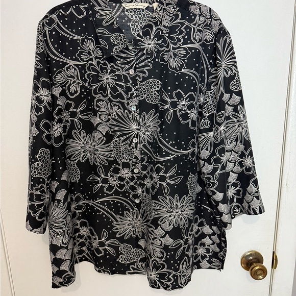 French Laundry 100% Silk Floral Shirt XL - Picture 1 of 5